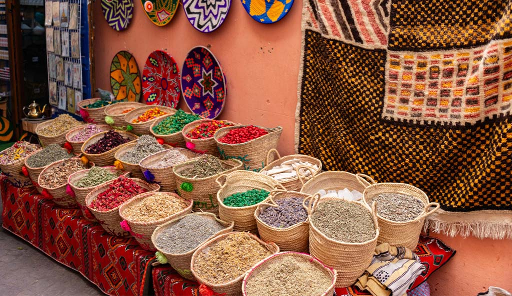 продажа специй в Медине Марракеша