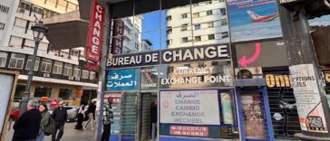 обмен валюты в Марокко